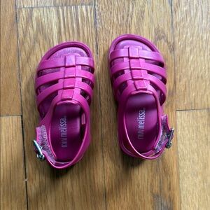 Mini Melissa Kids Pink Sandals